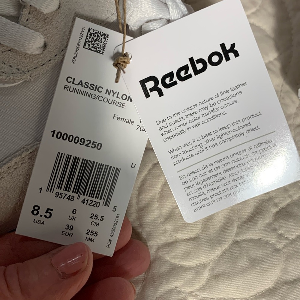 Reebok classic nylon sneakers NWT - Picture 11 of 13